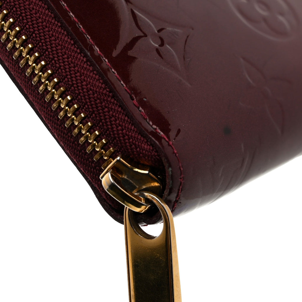 Louis Vuitton Vernis Zippy Wallet Rouge Fauviste
