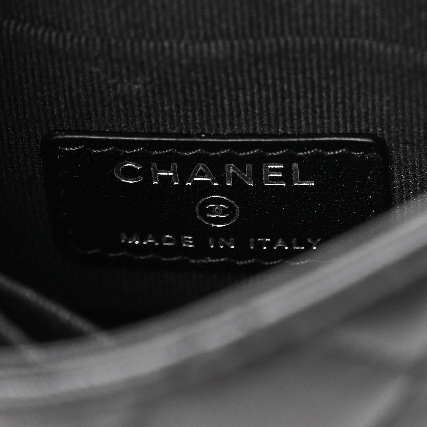 Chanel Lambskin Quilted Mini Trendy CC Clutch With Chain So Black