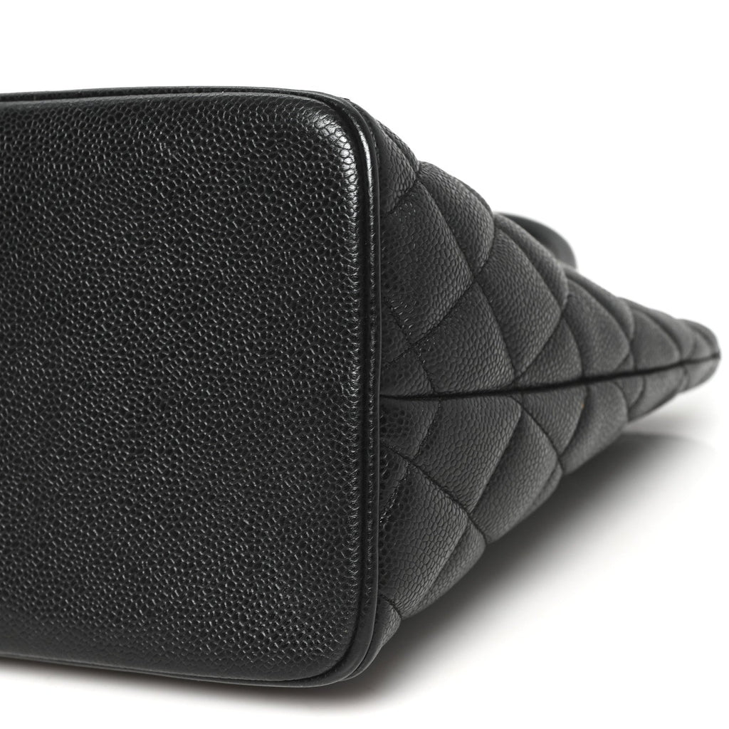 Chanel Caviar Quilted Medallion Tote Black