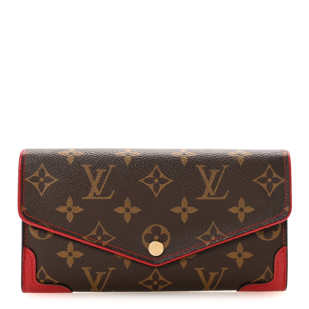 Louis Vuitton Monogram Sarah Retiro Wallet Cherry