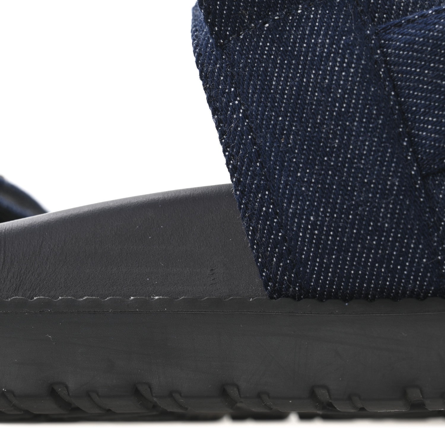 Louis Vuitton Denim Sunset Comfort Flat Sandals 37.5 Blue