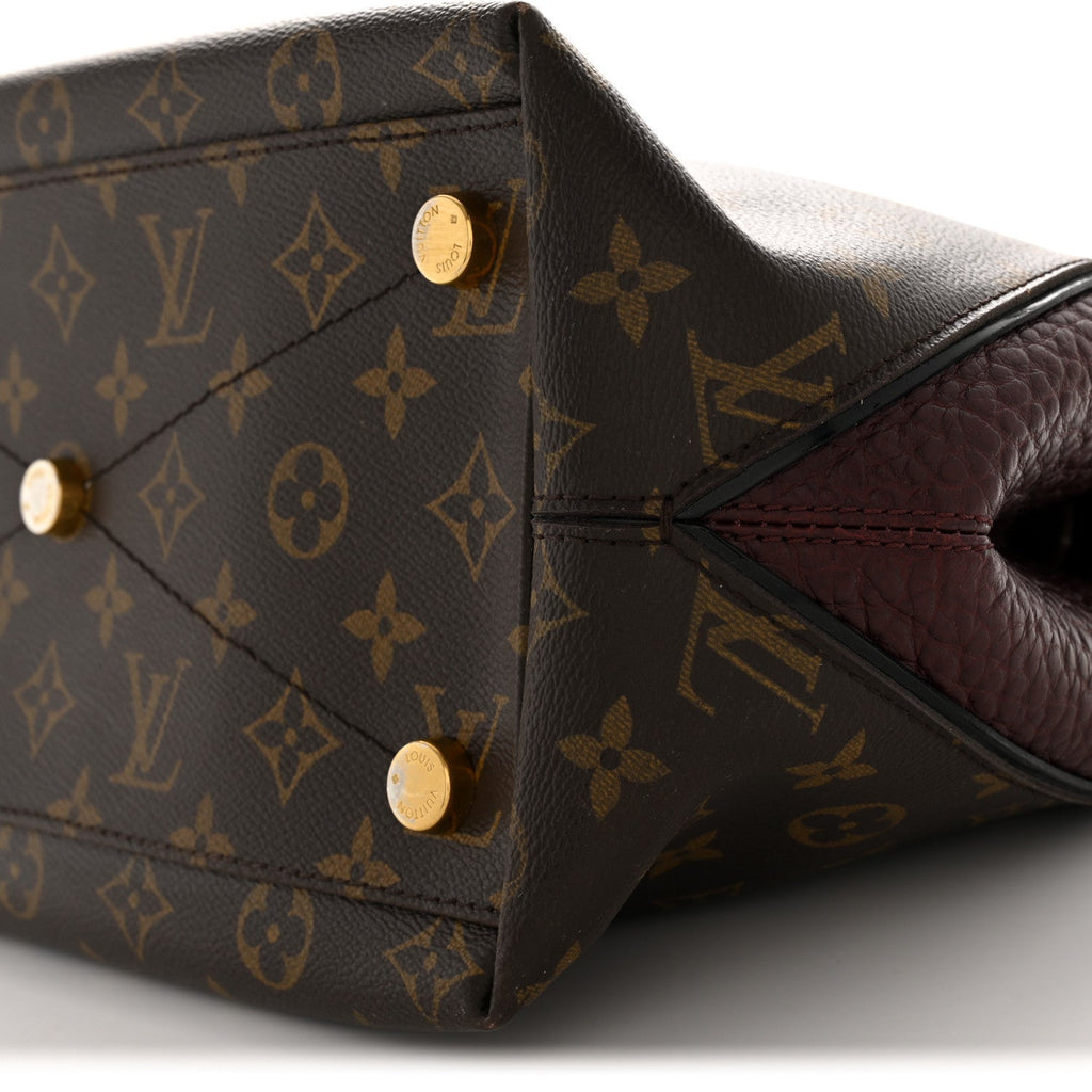 Louis Vuitton Ostrich Lizard Majestueux Tote MM Bordeaux
