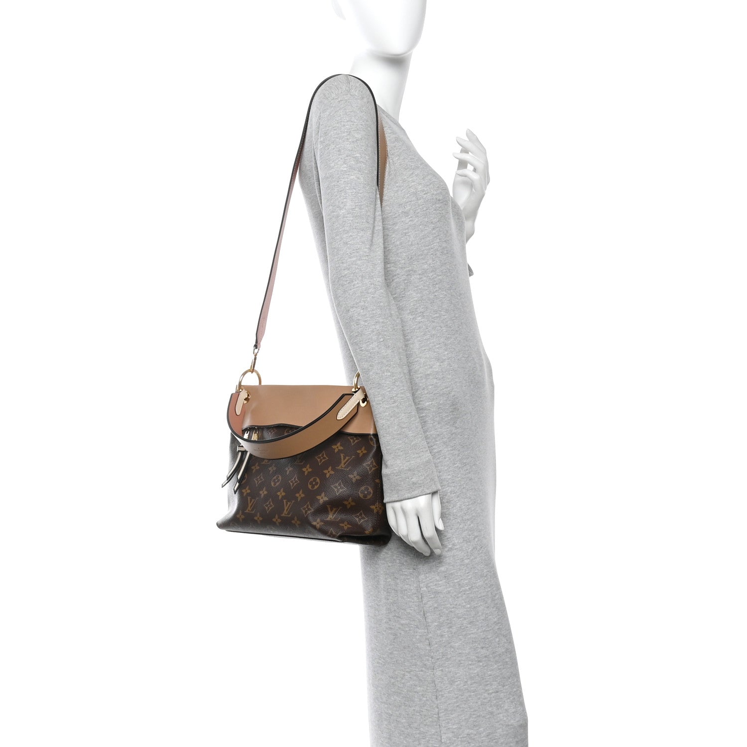 Louis Vuitton Monogram Tuileries Besace Sesame Peach Creme