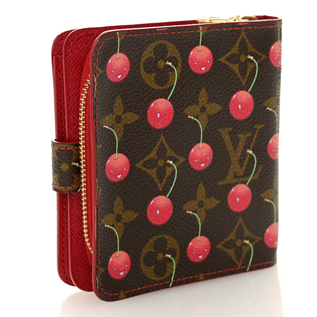 Louis Vuitton Monogram Cerises Compact Zipped Wallet