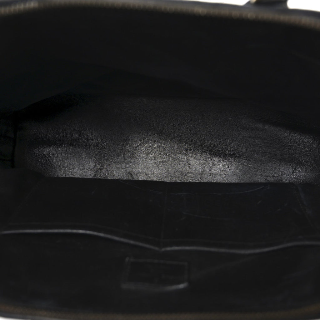 Louis Vuitton Lambskin Malletage Alma PM Black