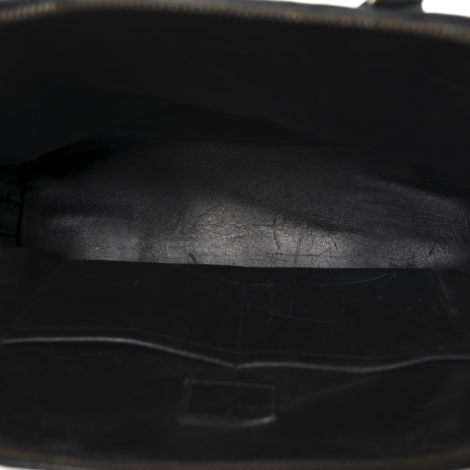 Louis Vuitton Lambskin Malletage Alma PM Black