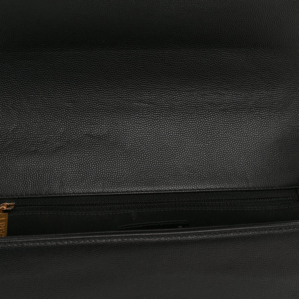 Chanel Caviar Quilted New Medium Boy Flap Black