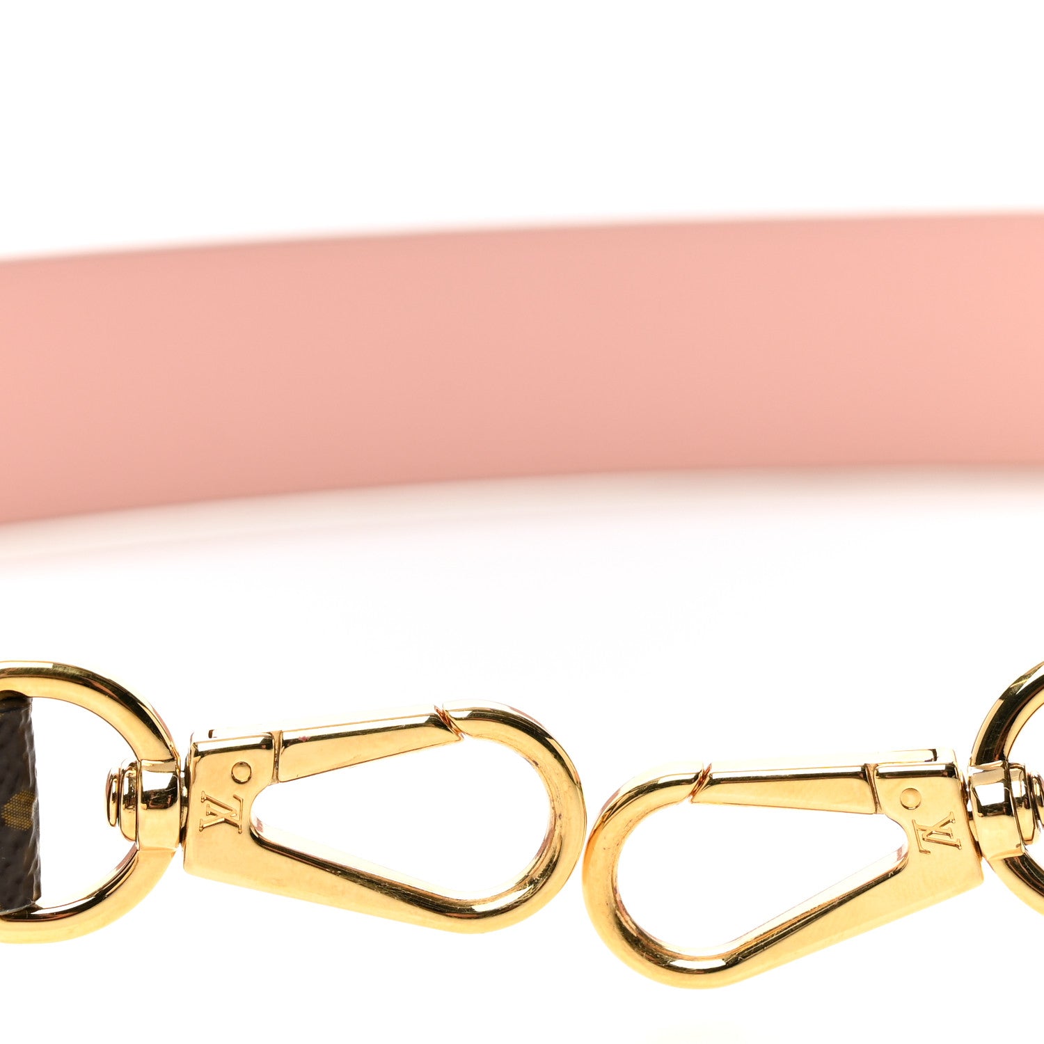 Louis Vuitton Monogram Bandouliere Shoulder Strap Rose Poudre