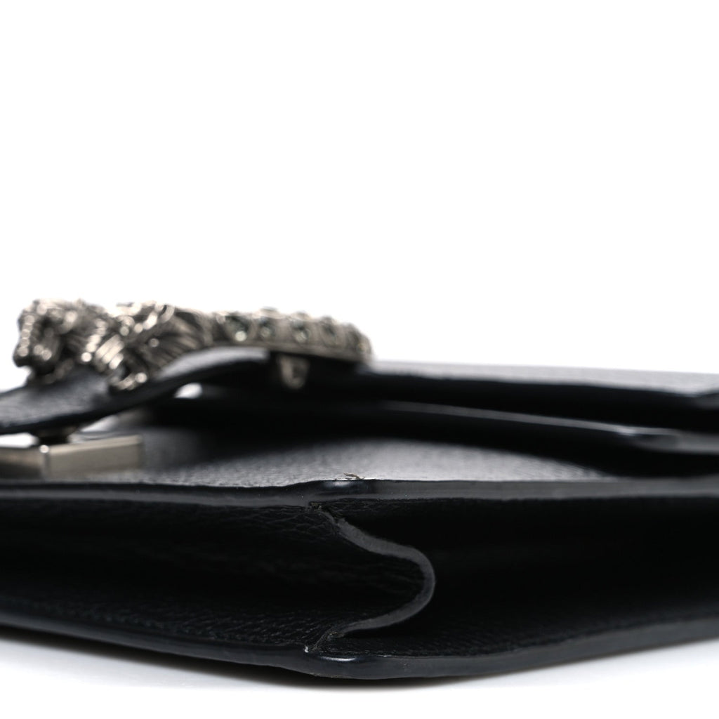 Gucci Calfskin Mini Dionysus Shoulder Bag Black