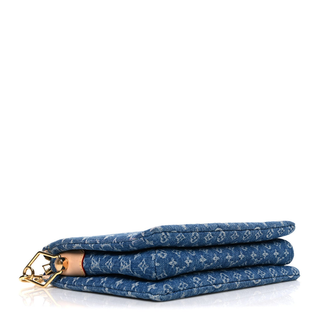 Louis Vuitton Monogram Denim Coussin PM Blue