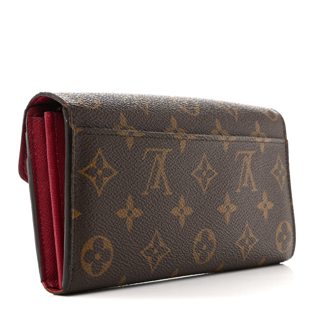 Louis Vuitton Monogram Sarah Wallet NM Fuchsia