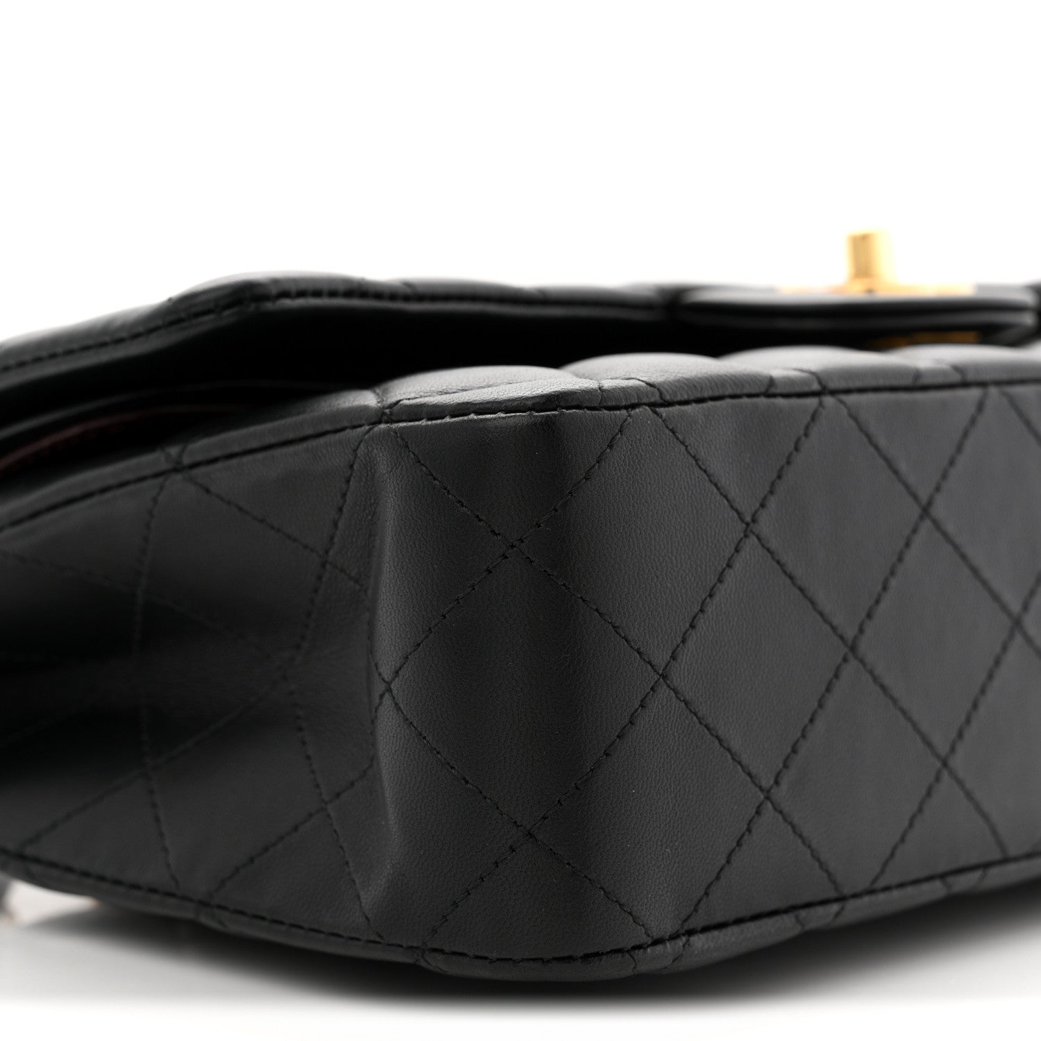 Chanel Lambskin Quilted Medium Double Flap Black