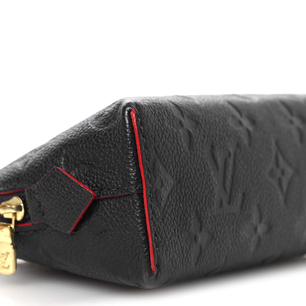Louis Vuitton Empreinte Cosmetic Pouch Marine Rouge