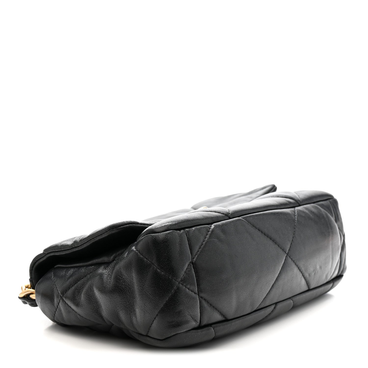 Chanel Lambskin Quilted Medium Chanel 19 Flap Black