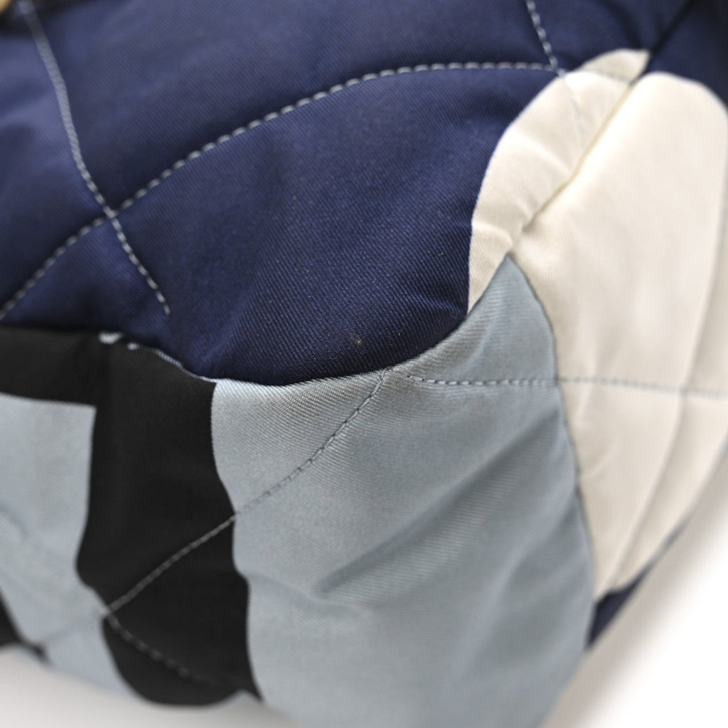 Chanel Silk Maxi Scarf Chanel 19 Flap Black Blue White