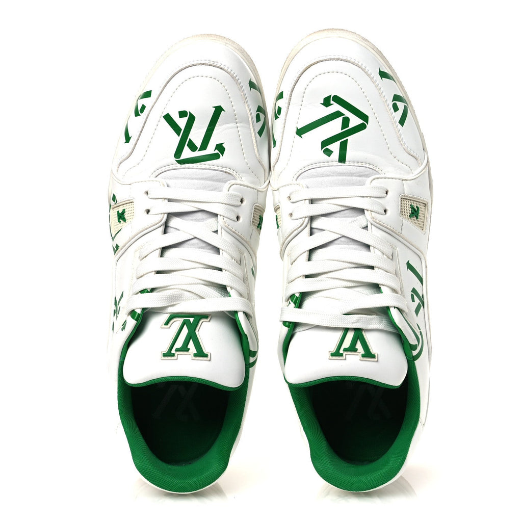 Louis Vuitton Mens LV Trainer Sneakers 10.5 Green