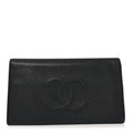 Caviar Timeless CC Yen Wallet Black