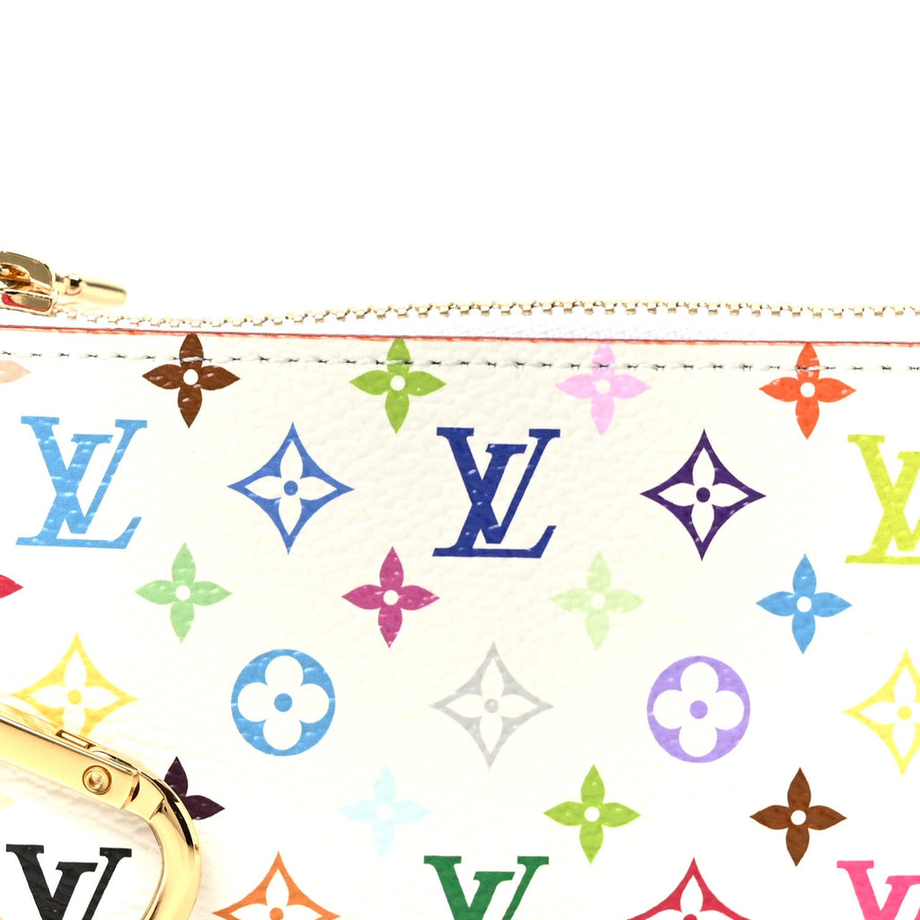 Louis Vuitton LV X TM Monogram Multicolor Key Pouch White