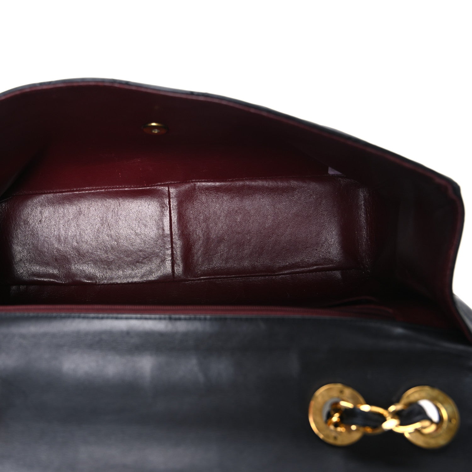 Chanel Lambskin Quilted XL Jumbo Single Flap Black