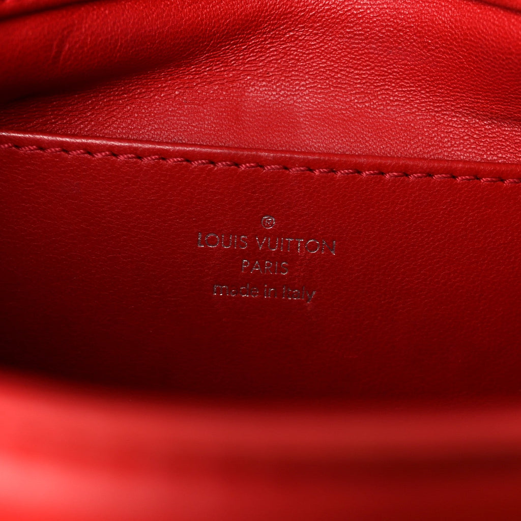 Louis Vuitton Lambskin Malletage GO-14 PM Red
