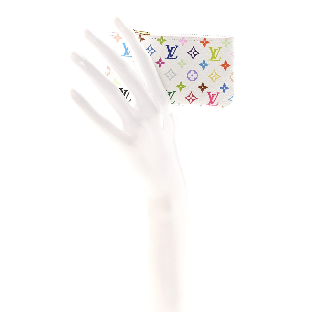 Louis Vuitton LV X TM Monogram Multicolor Key Pouch White