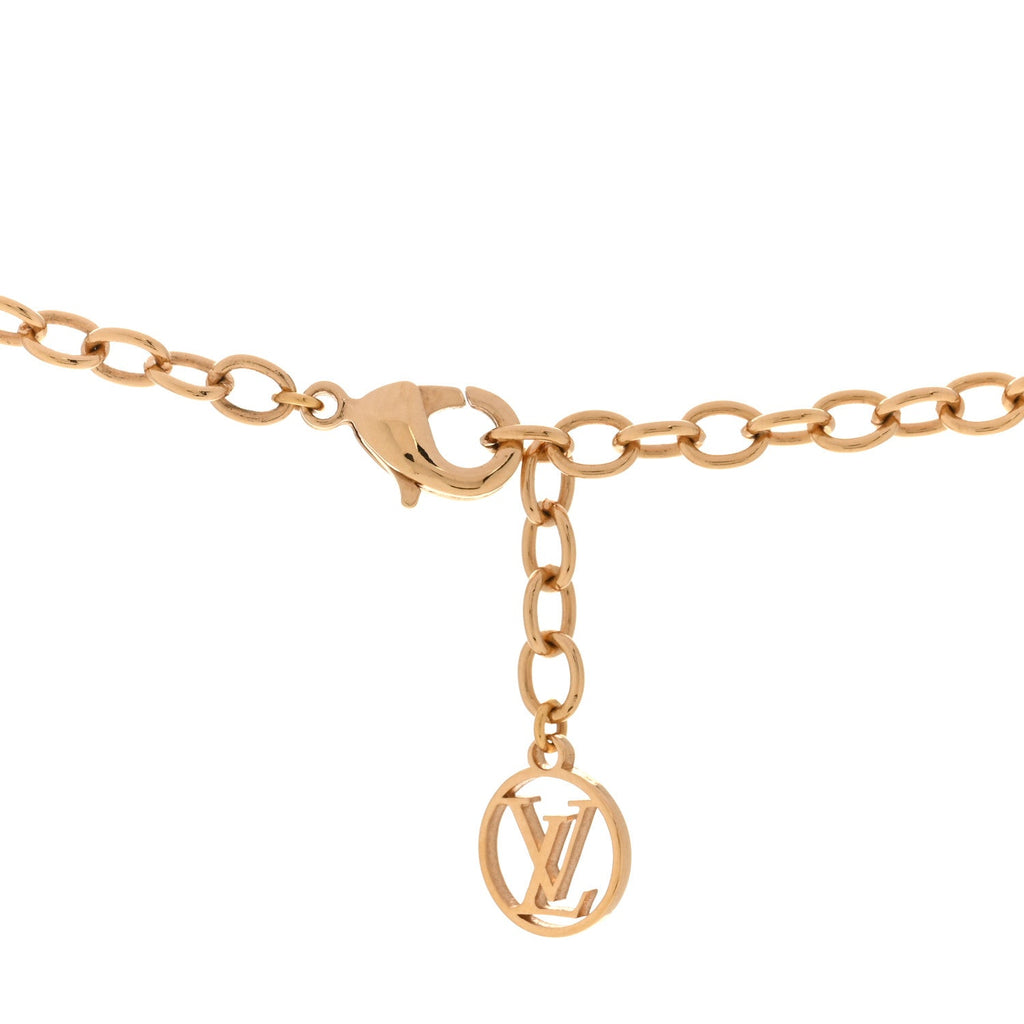 Louis Vuitton Metal Blooming Supple Necklace Gold