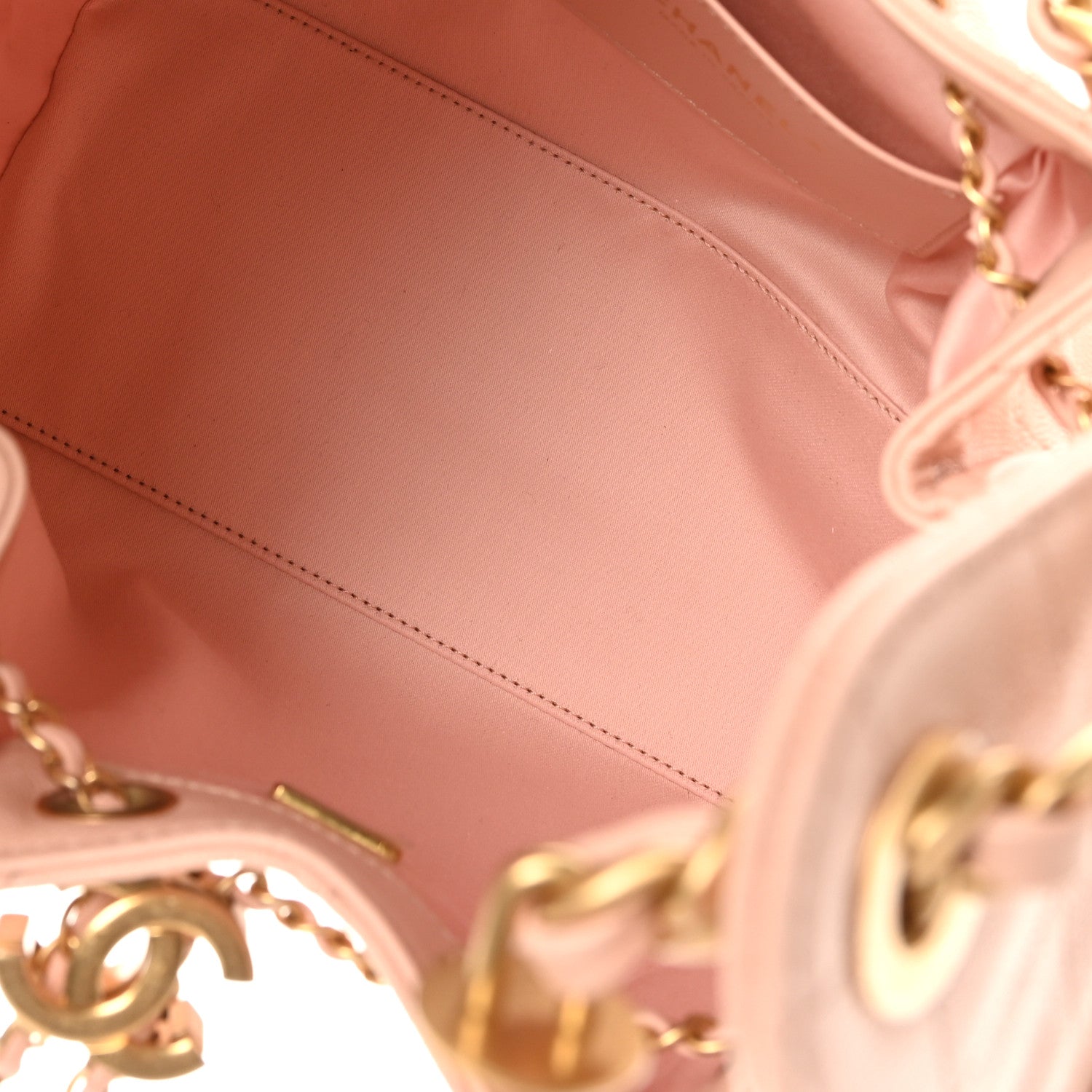 Chanel Caviar Quilted Small Chanel 25 Handbag Light Pink