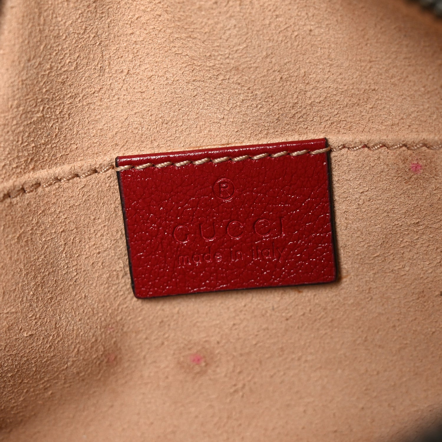 Gucci Azalea Calfskin Matelasse Diagonal Torchon GG Marmont Belt Bag 75 30 Black Romantic Cerise
