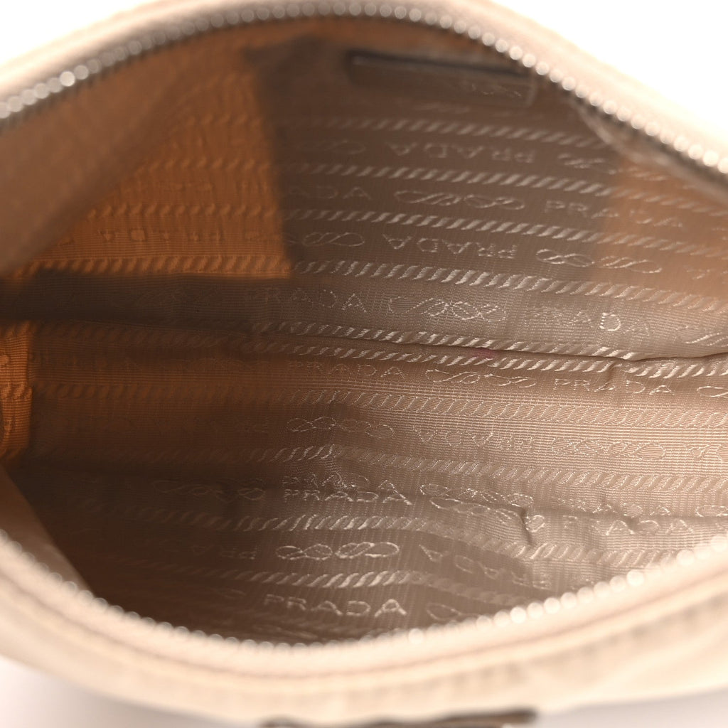 Prada Nylon Re-Edition 2005 Shoulder Bag Cammeo