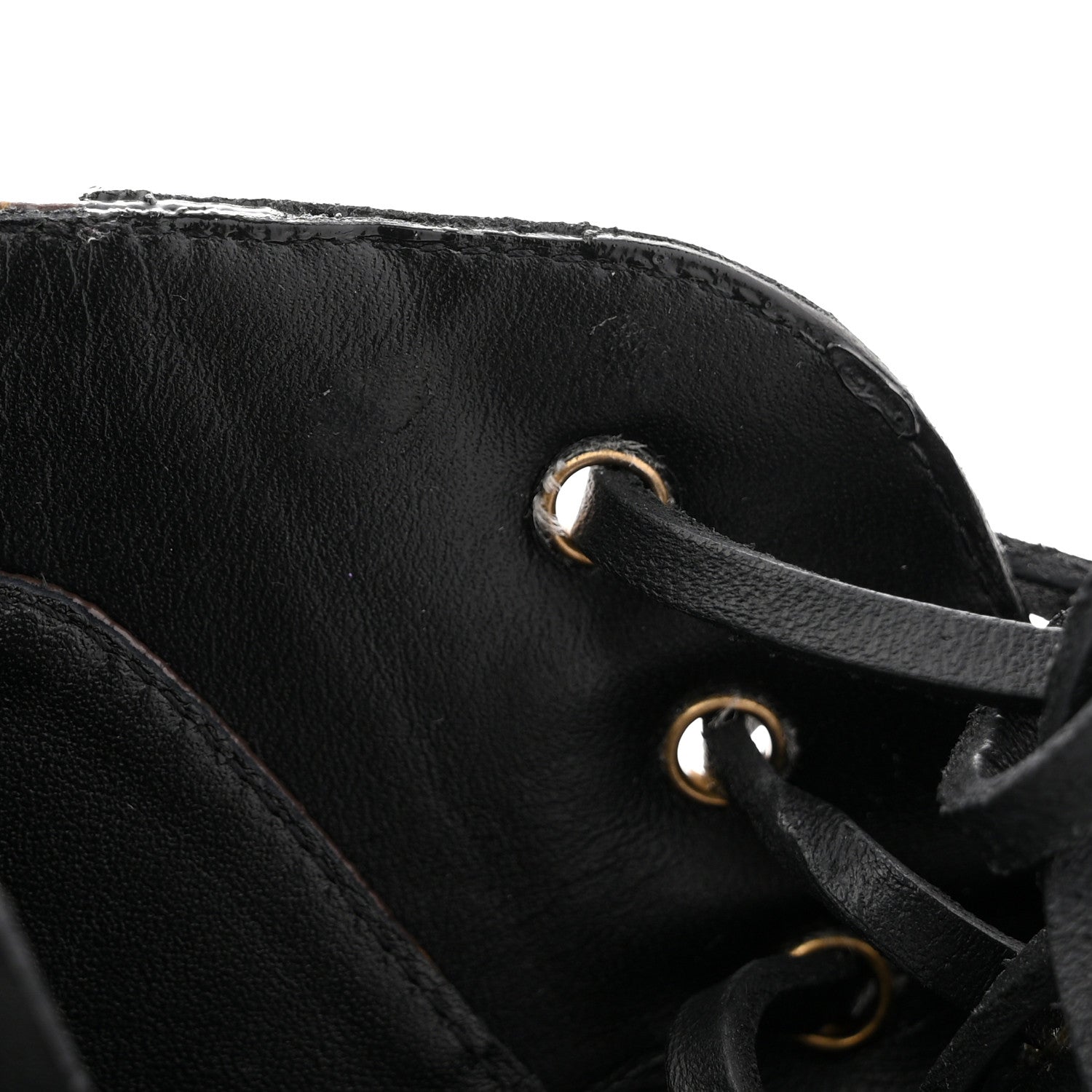 Louis Vuitton Patent Calfskin Monogram Star Trail Ankle Boots 39 Black
