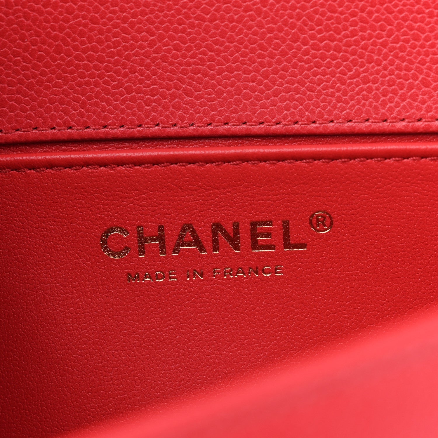 Chanel Caviar Quilted Medium Boy Flap Red