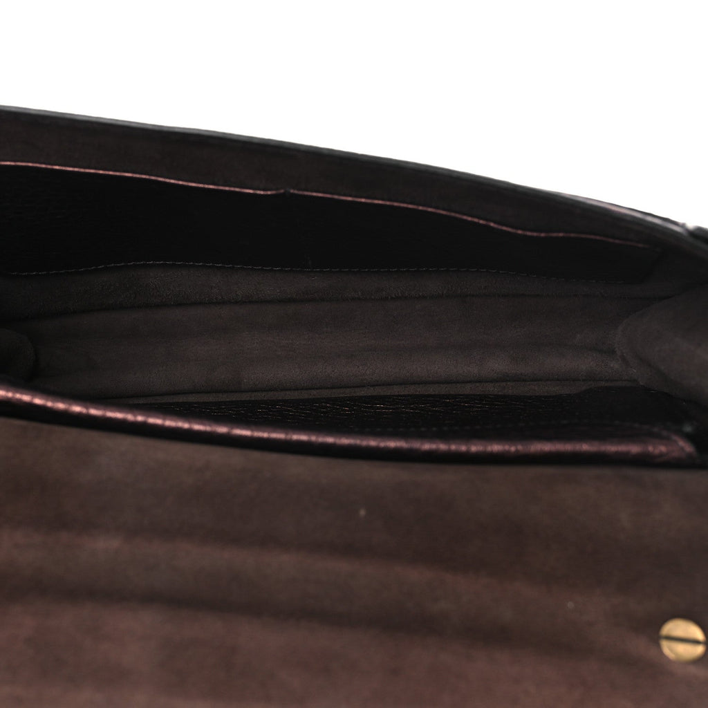 Christian Dior Metallic Calfskin J'Adior Chain Flap Bag Noisette