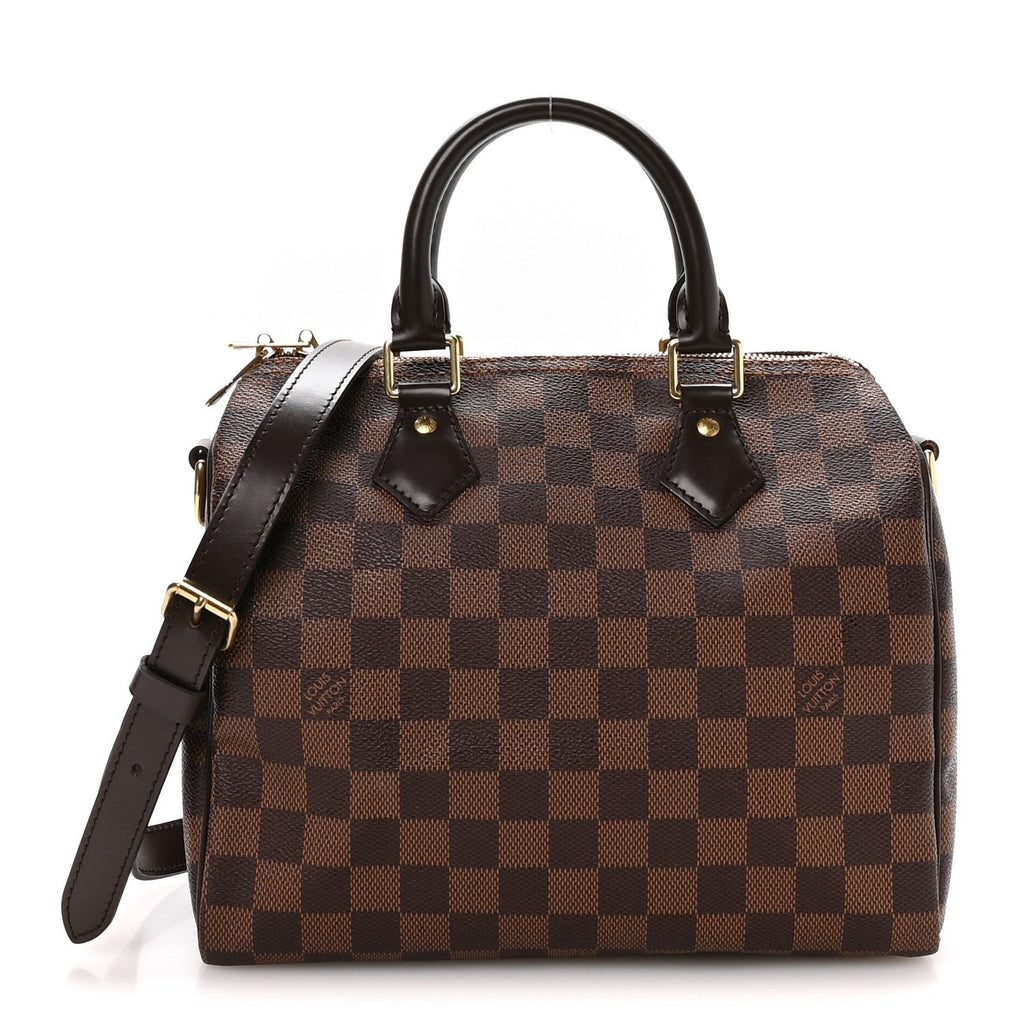 Louis Vuitton Damier Ebene Speedy Bandouliere 25