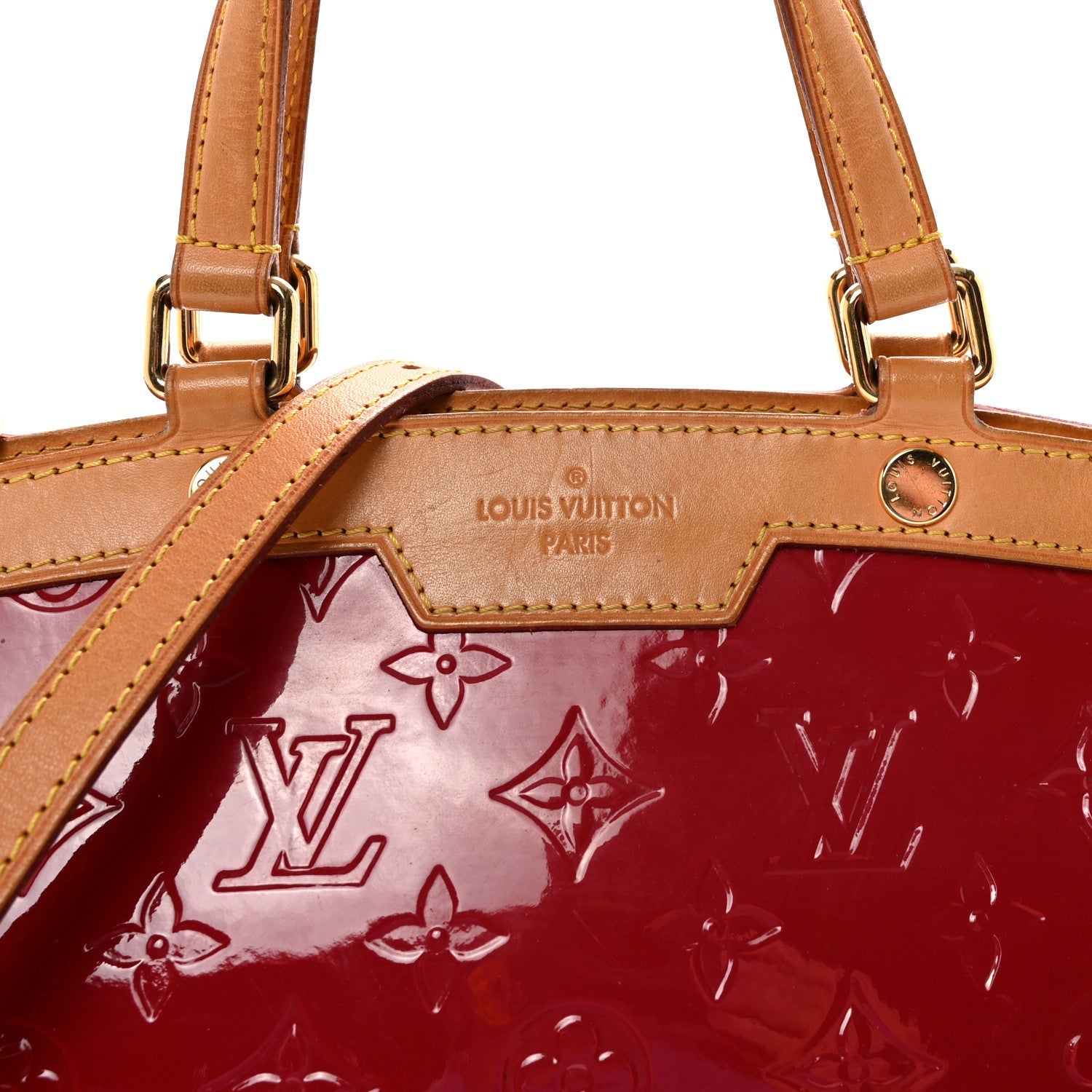 Louis Vuitton Vernis Brea MM Rose Indien