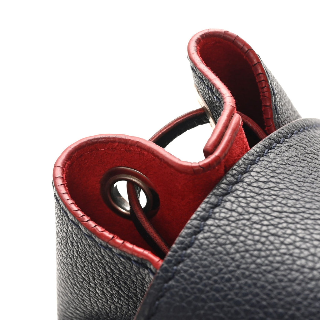 Louis Vuitton Soft Calfskin Lockme Backpack Marine Rouge