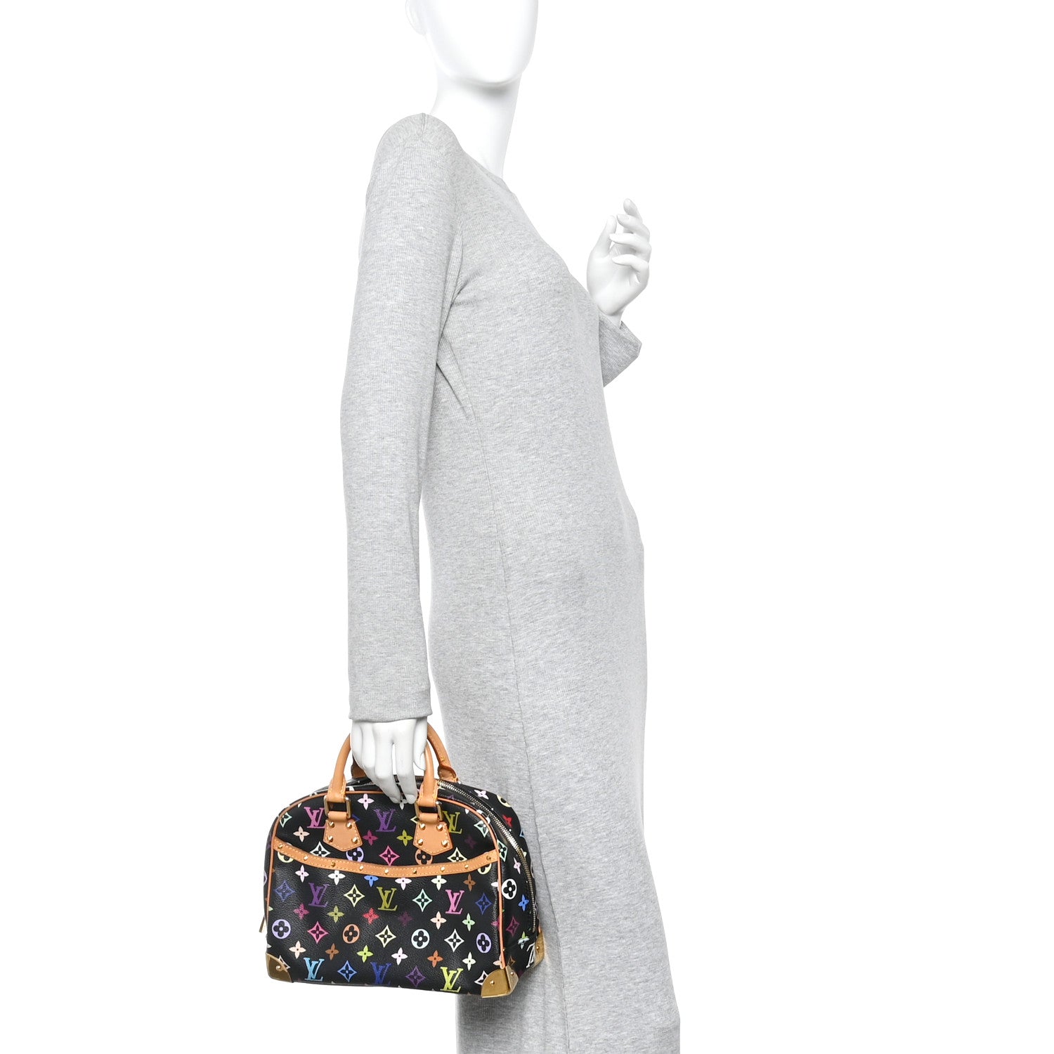 Louis Vuitton Monogram Multicolor Trouville Black