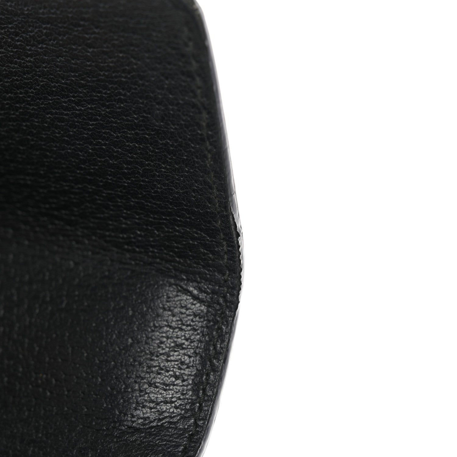 Gucci Grained Calfskin Bee Star Small Padlock Shoulder Bag Black
