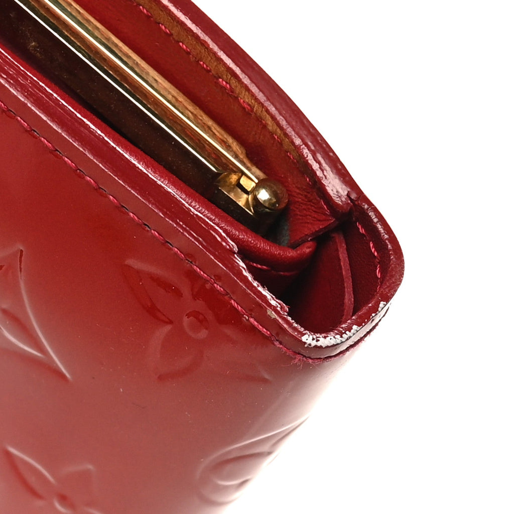 Louis Vuitton Vernis French Purse Wallet Pomme D'Amour