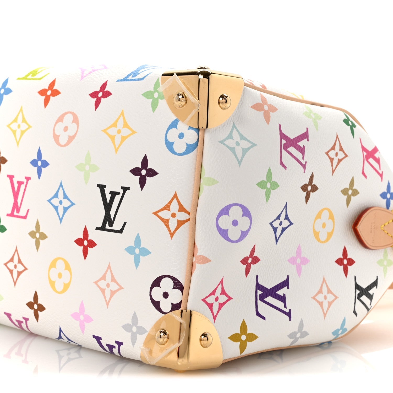 Louis Vuitton LV X TM Monogram Multicolor Speedy Bandouliere 25 White
