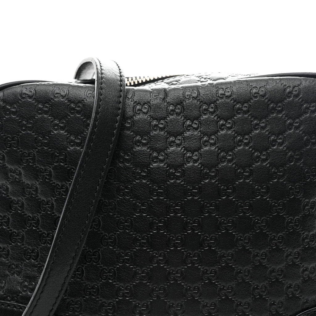 Gucci Microguccissima Mini Bree Messenger Bag Black