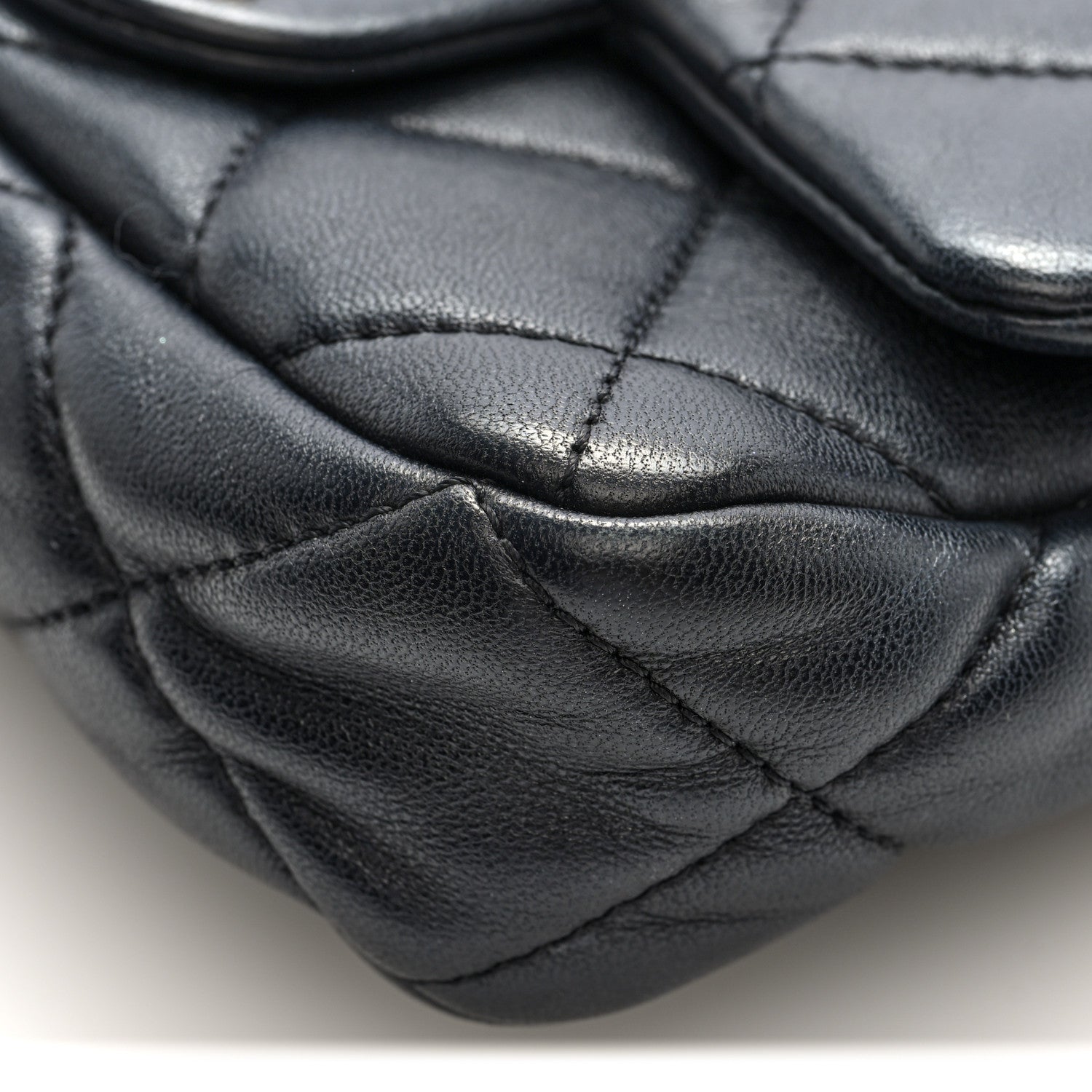 Chanel Lambskin Quilted Mini CC Funky Town Flap Black
