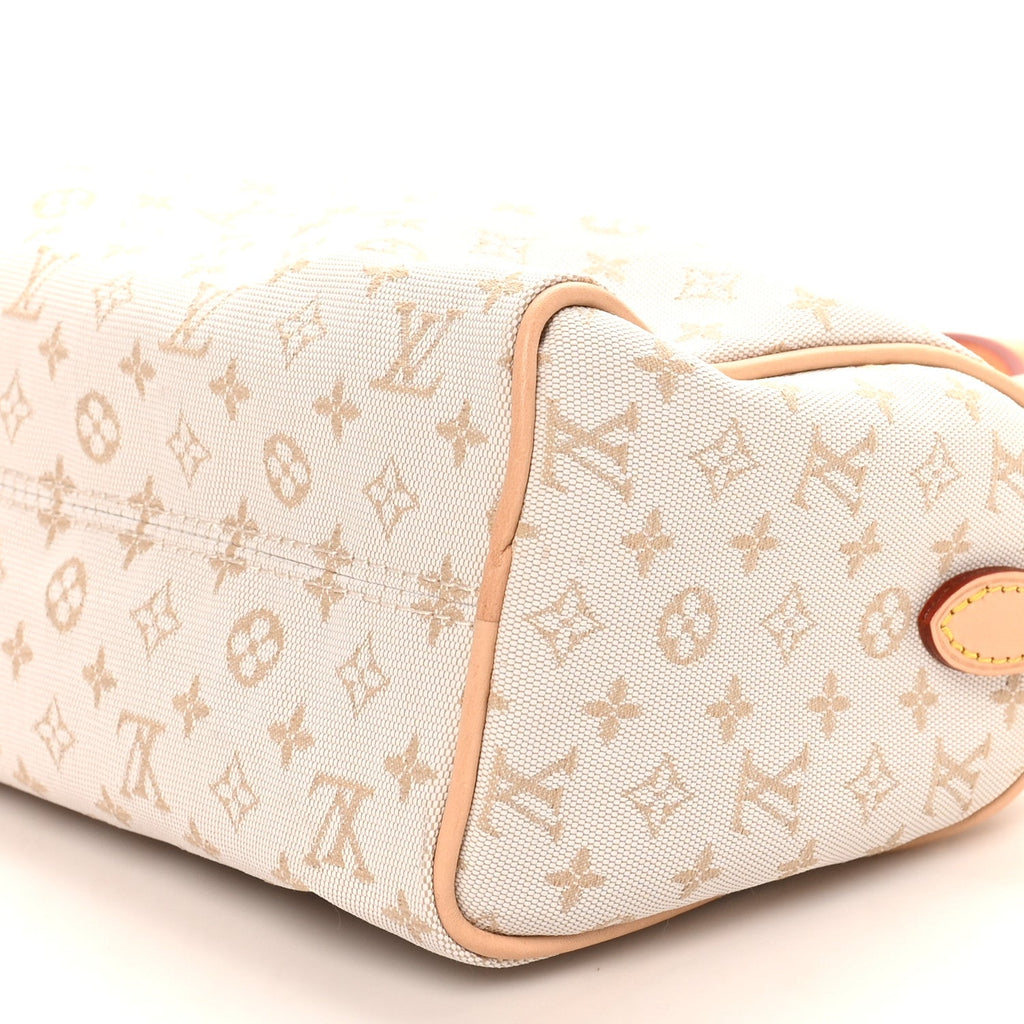 Louis Vuitton Jacquard Speedy Bandouliere 20 Mastic Cream