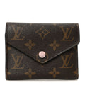 Louis Vuitton Monogram Victorine Wallet Rose Ballerine