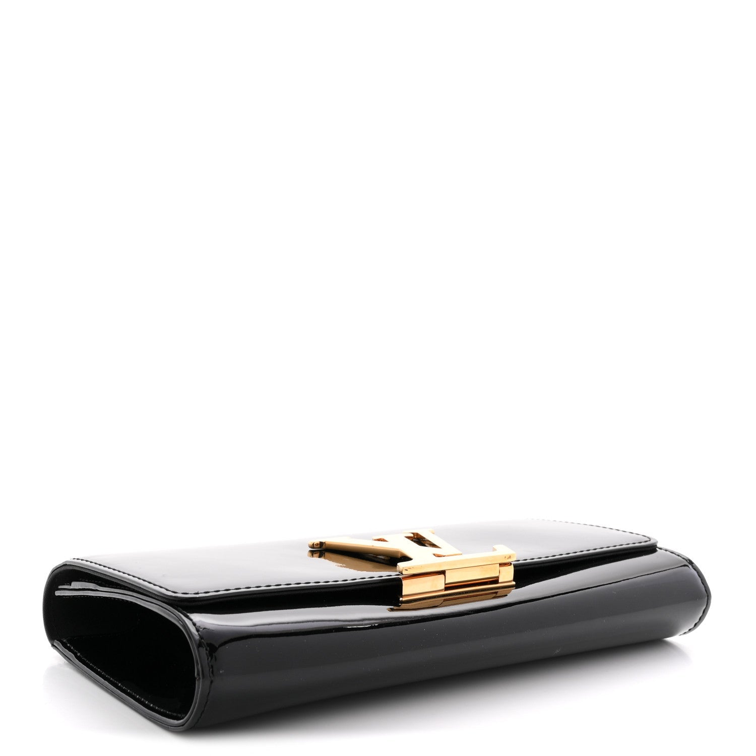 Louis Vuitton Patent Louise Clutch Black