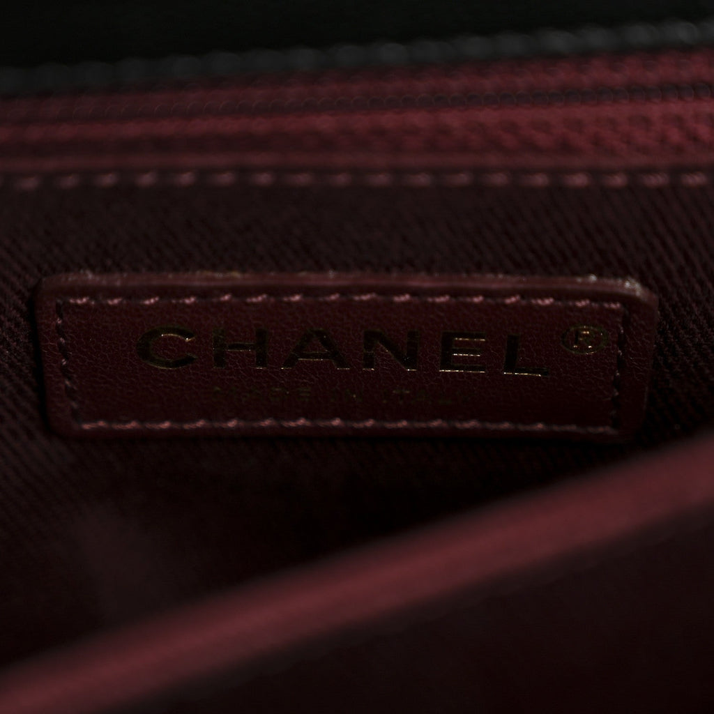 Chanel Caviar Quilted Mini Coco Handle Flap Black