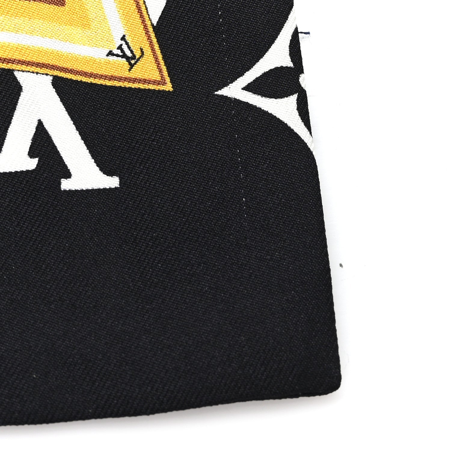 Louis Vuitton Silk Monogram Confidential Bandeau Black