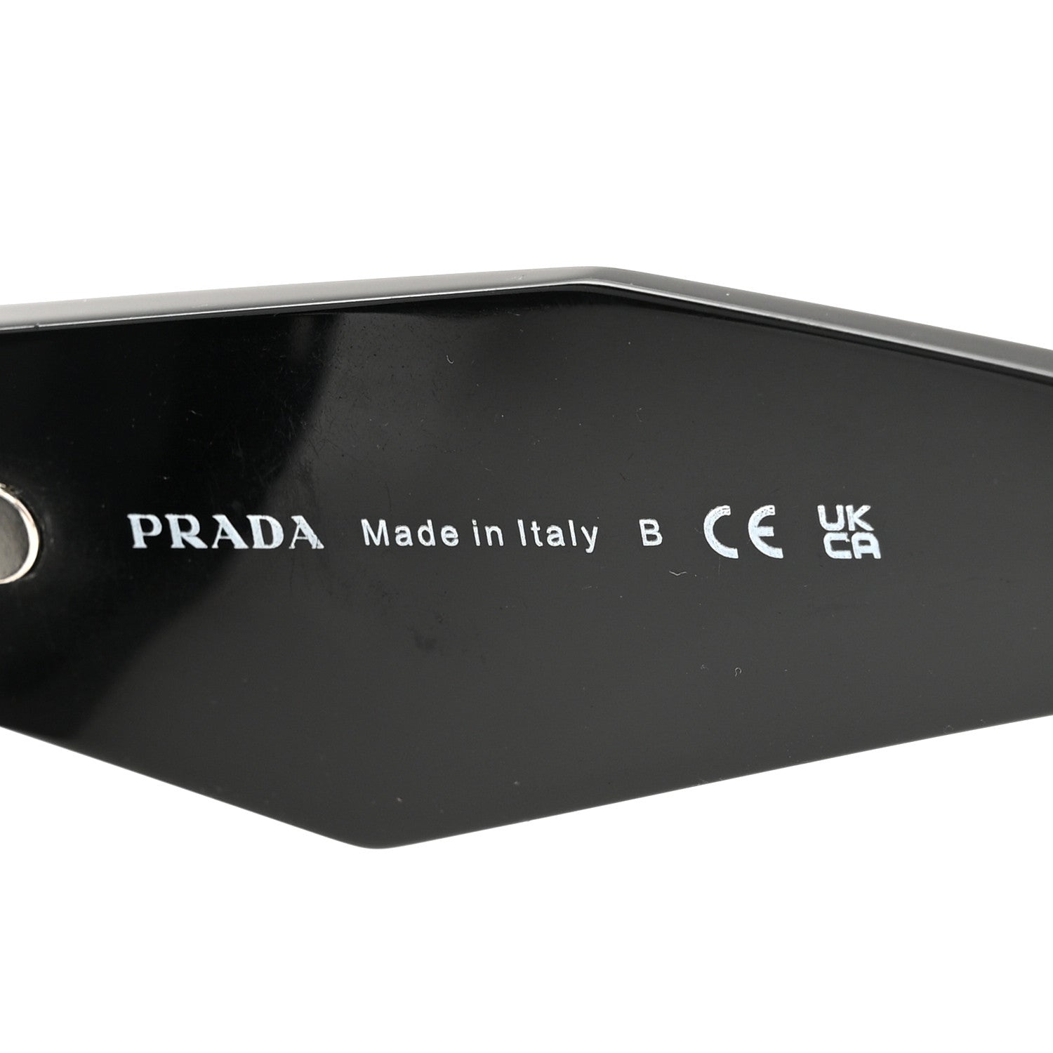 Prada Acetate Symbole Sunglasses SPR 17W Black
