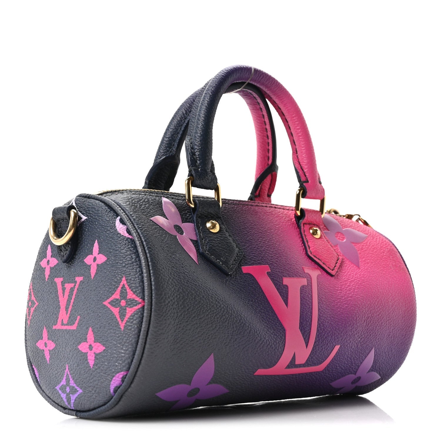 Louis Vuitton Monogram Giant Spring In The City Papillon BB Midnight Fuchsia