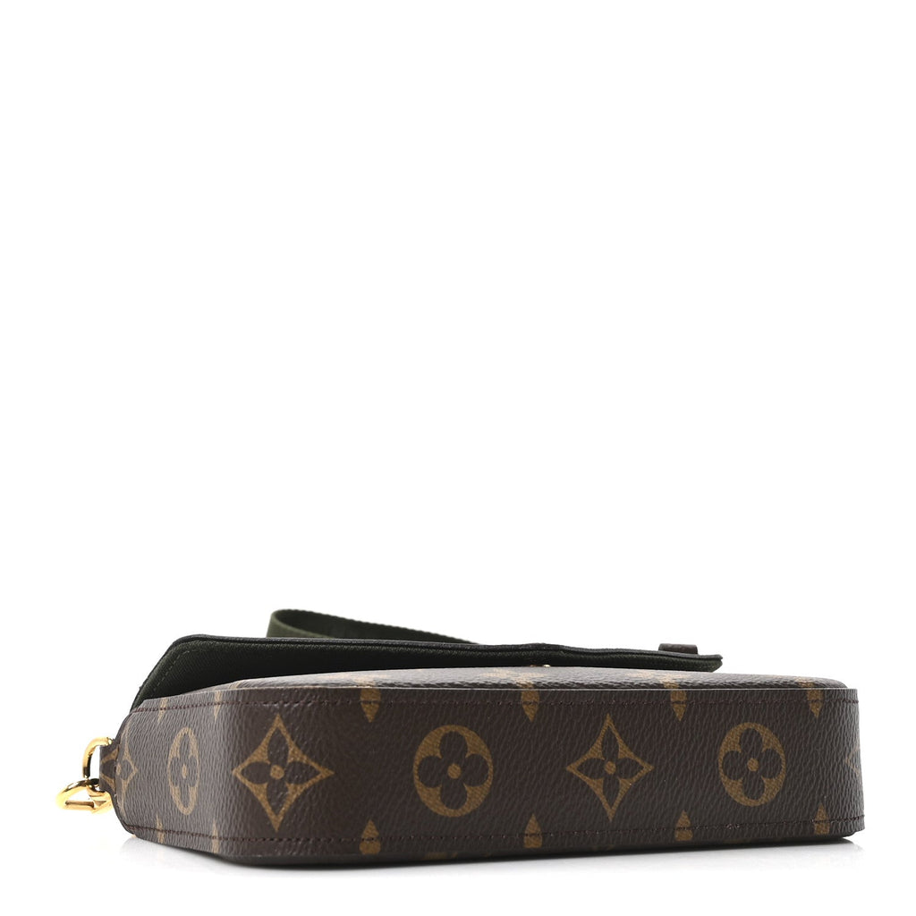 Louis Vuitton Monogram Felicie Strap & Go Kaki