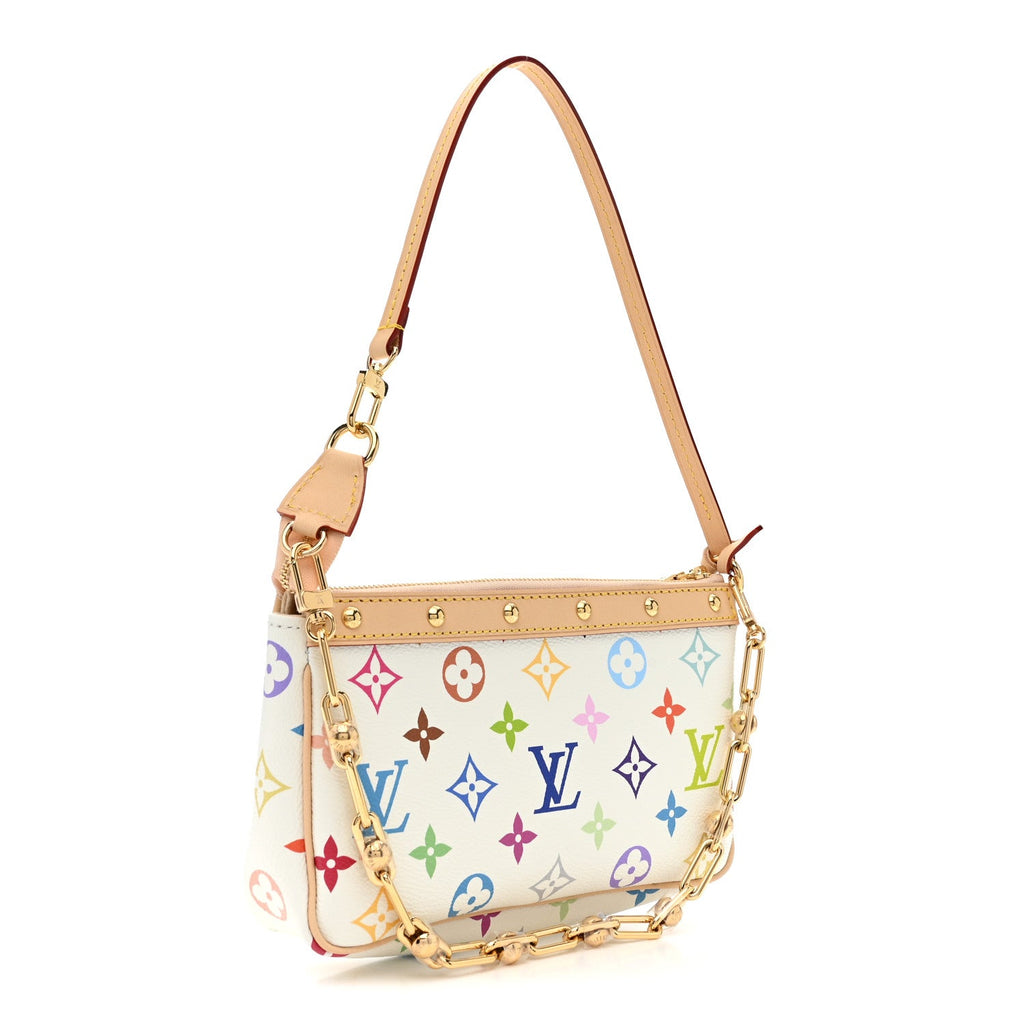 Louis Vuitton LV X TM Monogram Multicolor Pochette Accessories White